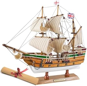 SAILINGSTORY Wooden Model Ship Mayflower 1/100 Scale Replica Sailing Ship Model Sailboat Decor HOME DECOR SAILINGSTORY