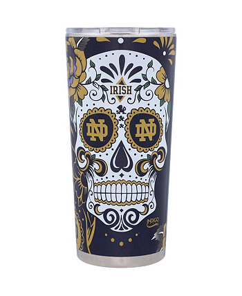 Notre Dame Fighting Irish 22oz. Día de Muertos Tumbler Indigo Falls