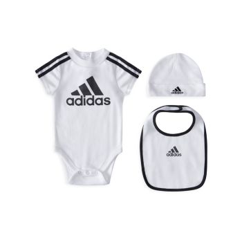 Классический набор из 3 предметов для малышей с 3 полосками Adidas