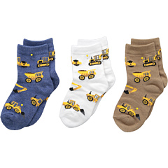 Строительный тройной лечить 3-Pack (младенец / малыш / маленький ребенок) Jefferies Socks