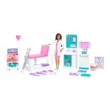 Набор модной куклы Barbie® «Ты можешь быть кем угодно» для клиники быстрого ухода и аксессуаров Barbie
