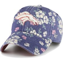 Women's '47  Navy Denver Broncos Primrose Clean Up Adjustable Hat Unbranded