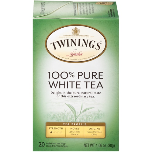 100% чистый белый чай Twinings -- 20 чайных пакетиков Twinings