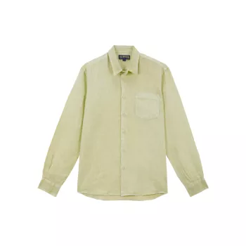 Linen Button-Up Shirt VILEBREQUIN