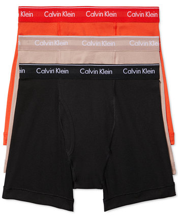 Мужские 3 пары хлопковых боксеров Classics Calvin Klein