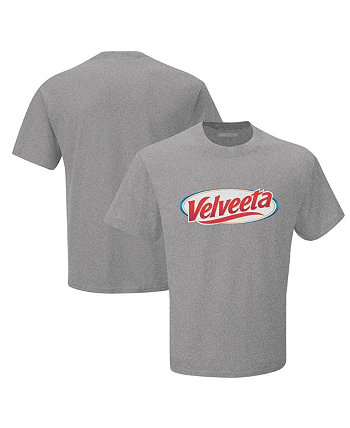 Мужская футболка с клетчатым флагом Heather Grey NASCAR Velveeta 1-Spot Graphic Checkered Flag Sports