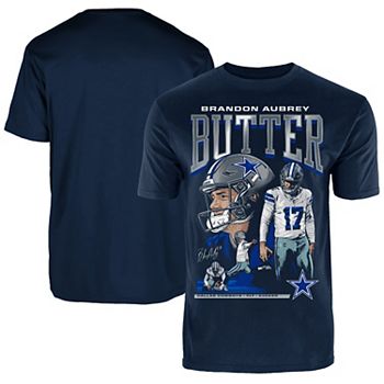 Men's Fanatics Brandon Aubrey Navy Dallas Cowboys Graphic T-Shirt Fanatics Brands - White Label