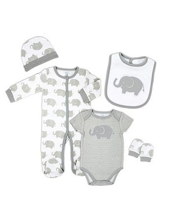 Layette для новорожденных мальчиков и девочек, набор из 5 предметов Baby Mode Signature