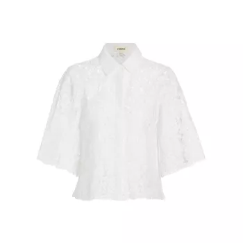 Прозрачная кружевная блузка Fern L'AGENCE