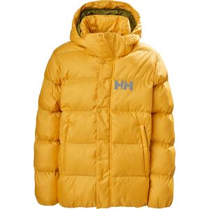 pink puffer ski jacket