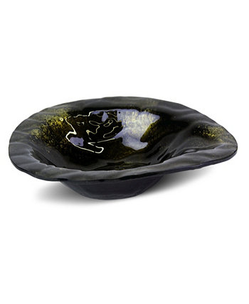 22-дюймовый черный самородок Jasmine Art Glass