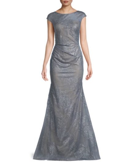 Блестящее платье-труба Rene Ruiz Collection