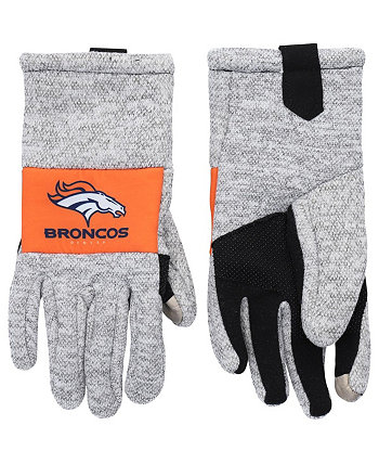 Мужские серые перчатки Denver Broncos Team Knit FOCO