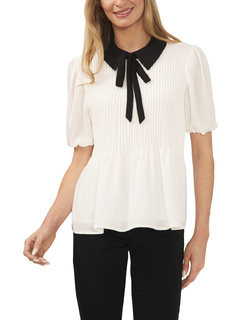 Женская блуза с воротником и завязками CeCe CeCe