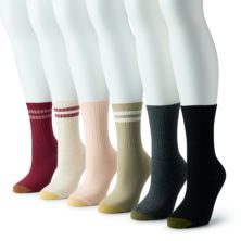 Набор из 6 женских носков в рубчик GOLDTOE® GOLDTOE