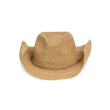 Ковбойская шляпа крючком из рафии Hat Attack
