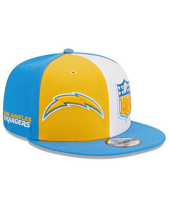 Men's Gold/Powder Blue Los Angeles Chargers 2023 Sideline 9Fifty Snapback Hat New Era