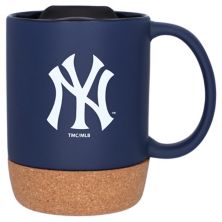 The Memory Company New York Yankees 14oz. Cork Bottom Mug with Lid Unbranded
