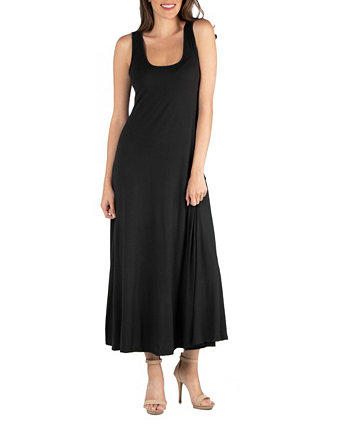 Облегающее платье макси трапециевидной формы без рукавов 24Seven Comfort