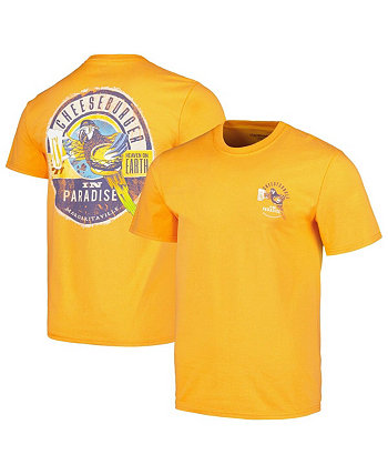 Men's and Women's Orange State of Mind Collection Cheeseburger T-Shirt Margaritaville