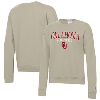 Женское худи Champion Oklahoma Sooners с флисовой подкладкой из мягкой хлопково-полиэстеровой ткани Champion