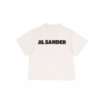 Свободная футболка с логотипом Jil Sander