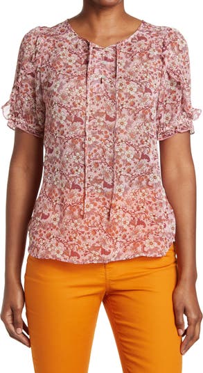 Yoryu Floral Crepe Blouse Chenault