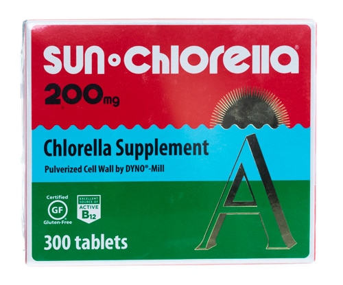 Таблетки Sun Chlorella A — 200 мг — 300 таблеток Sun Chlorella