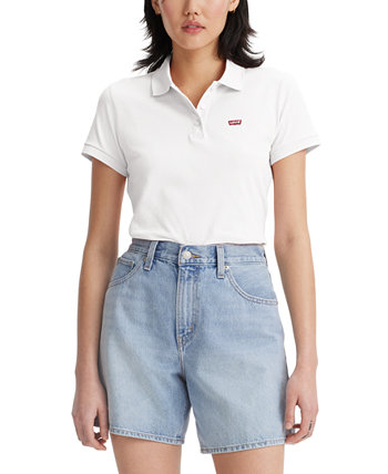 Women's Crown-Logo Shirt-Sleeve Polo Shirt Levi's®