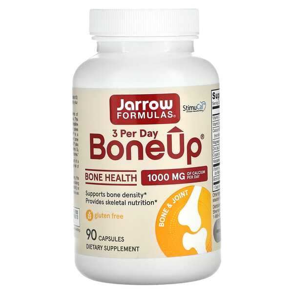 BoneUp 3 Per-Day - 1000 мг - 90 капсул - Jarrow Formulas Jarrow Formulas