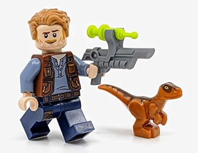 LEGO Jurassic World: Owen Grady with Baby Raptor and Tranquilizer Gun Lego