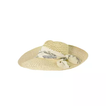 Агуакатная панамская шляпа открытого плетения Sensi Studio