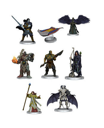 Предварительно раскрашенные миниатюры фигурок драконов из подземелий Death Saves War of Dragons, бокс-сет № 2 из 8 штук WizKids Games