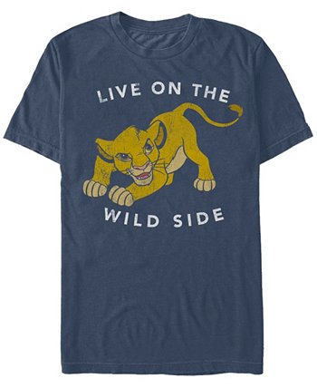 Мужская футболка с коротким рукавом Disney Simba Wild Side Lion King
