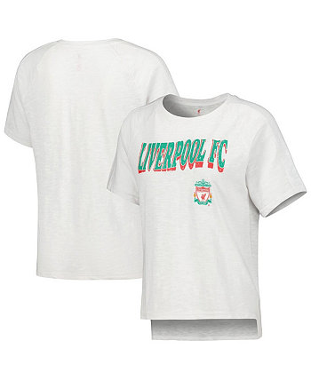 Women's White Distressed Liverpool Resurgence T-shirt Concepts Sport