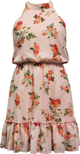 Платье-юбка с оборками и цветочным принтом AVA AND YELLY