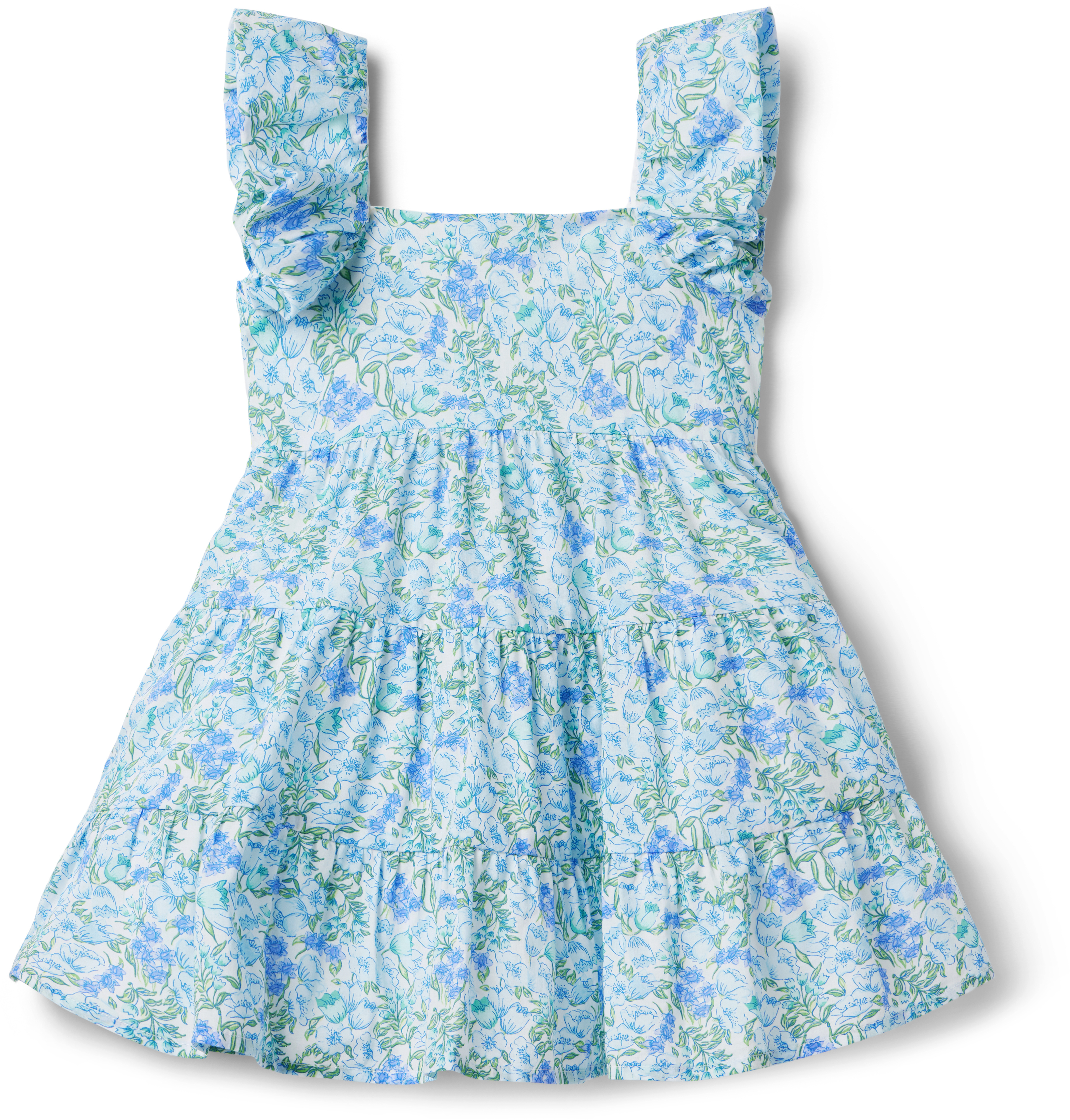 Платье с цветочным принтом в стиле Ditsy (для малышей/маленьких детей/больших детей) Janie and Jack