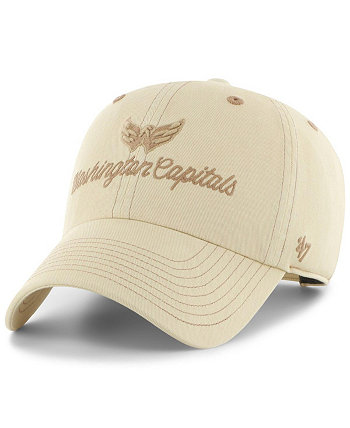 Женская кремовая регулируемая шапка Washington Capitals Haze Clean Up '47 Brand