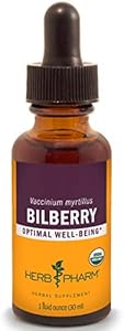 Herb Pharm Bilberry Liquid Extract (Жидкий экстракт) for Eye and Vision Support - 1 Ounce Herb Pharm