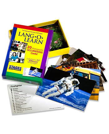 Lang-O-Learn ESL Vocabulary Cards Flashcards, Профессии Stages Learning Materials