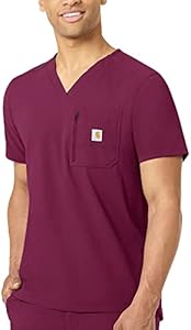 Carhartt Men's Carhartt Medical Men's Modern Fit TuckIn Scrub Top Carhartt