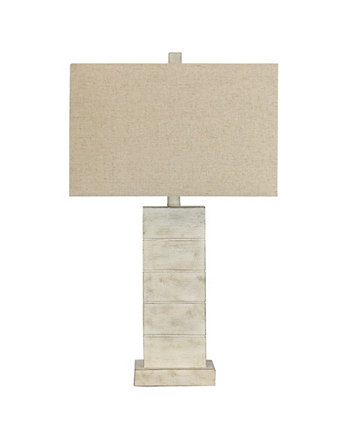25.5" Resin Table Lamp with Designer Shade FANGIO LIGHTING