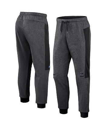 Мужские серо-черные меланжевые брюки-джоггеры Toronto Blue Jays Authentic Collection Flux Performance Nike