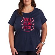 Plus Scrabble Spell It Like It Is Graphic Tee by Hasbro Hasbro