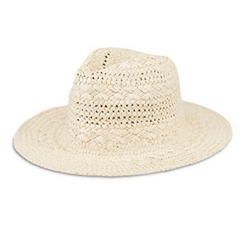 Кепка Wembley Men's Wembley Open Weave Straw Panama Hat Wembley