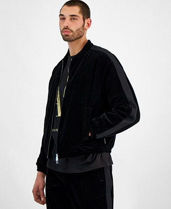 Мужской Бомбер Armani Velour Full-Zip Armani