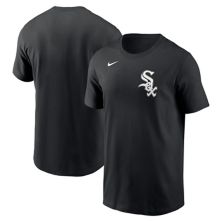 Men's Nike Black Chicago White Sox Fuse Wordmark T-Shirt Nitro USA