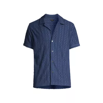 Жаккардовая рубашка Maverick с короткими рукавами из махровой ткани Rails