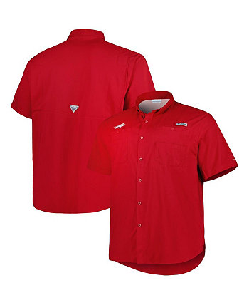 Мужская рубашка на пуговицах Cardinal Arkansas Razorbacks Big and Tall Collegiate Tamiami Columbia