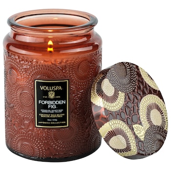 Forbidden Fig Glass Jar Candle VOLUSPA